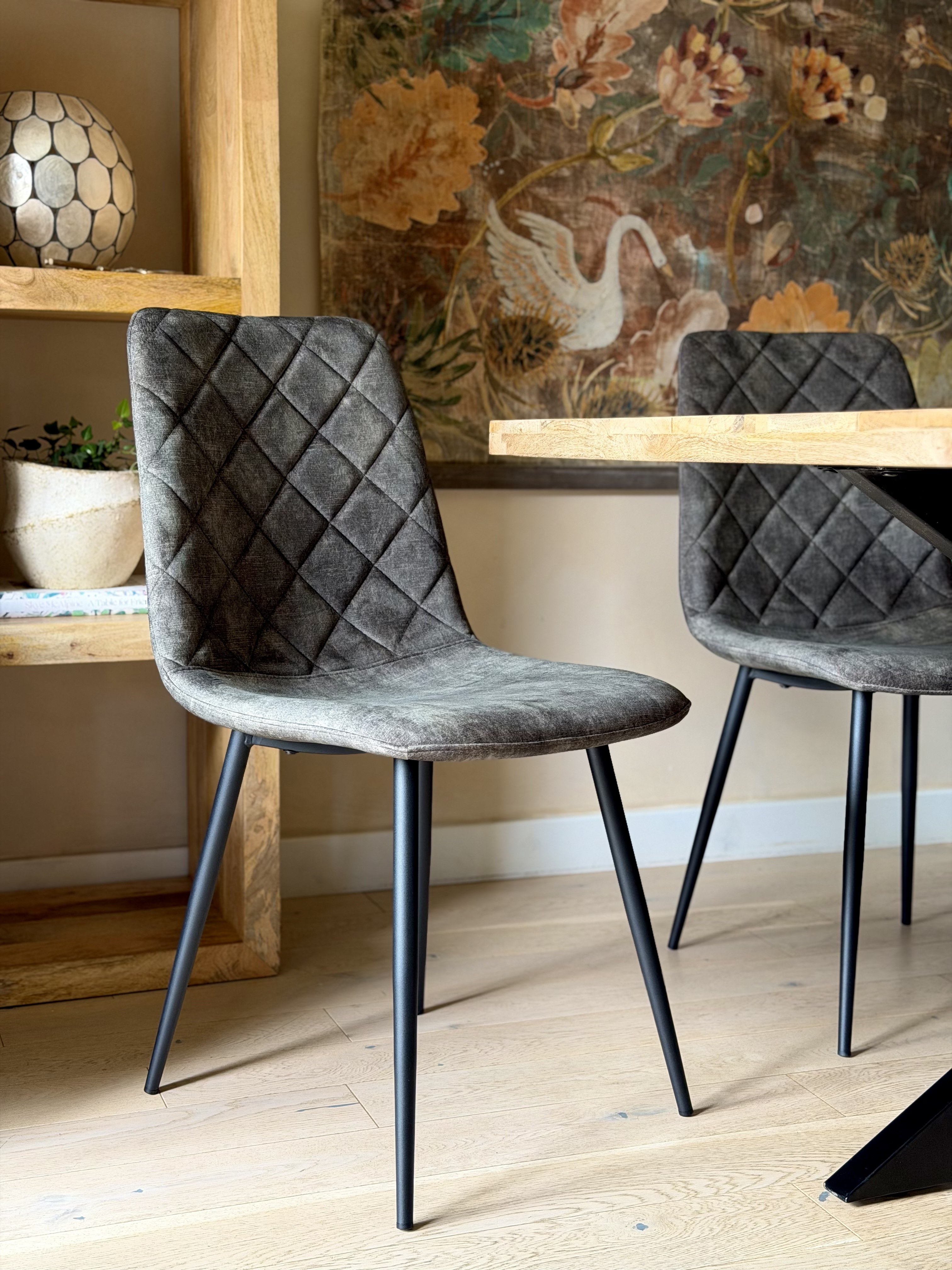FW Homestores dining chairs detail
